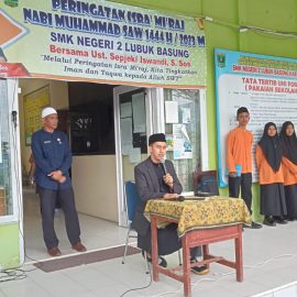 PERINGATAN ISRA’ MI’RAJ NABI MUHAMMAD SAW SMK NEGERI 2 LUBUK BASUNG